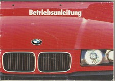 BMW 3er E36 Coupe Cabrio Betriebsanleitung 1993 Bedienungsanleitung Handbuch BA