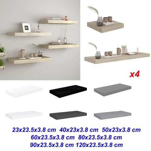 Wandregal mdf wandboard - 4x,