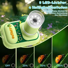 Digitalkamera-Mikroskop, 2,4" Display, 1000x. Perfektes Geschenk für Entdecker