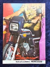 Hercules Prospekt 80er Leichtkrafträder   Ultra 80, 80 AC, AC Chopper