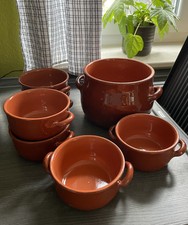 Piral Albisola Italy Keramik Topf Schüsseln Geschirr Vintage Rot… ?