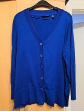 Strickjacke royalblau Gr.46/48 Ulla Popken