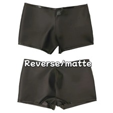 Herren Glanz Lackleder