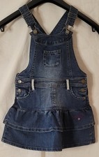 Jeans-Latzrock Mädchen Gr