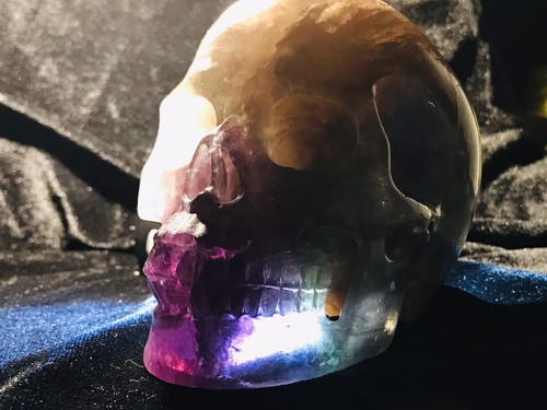 Fluorit kristallschädel quarz - kristallschädel,
