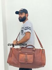 24 Zoll Tasche Leder Legend Reisetasche Gepäck Fitnessstudio Wochenende handg...