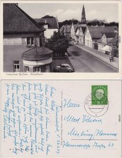 Burhave Butjadingen Hauptstraße Ansichtskarte b Brake 1960