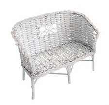 Puppenhaus Sofa Mahagoni &