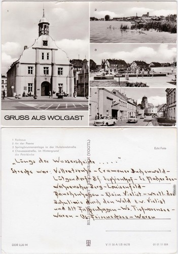 Wolgast rathaus peene - rathaus,,