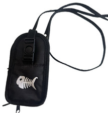 FISHBONE VINTAGE Gürteltasche Handytasche Seitentasche klein Bauchtasche 15x8 cm
