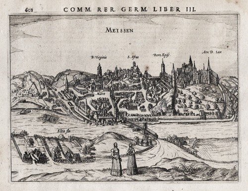 Meissen sachsen gesamtansicht - meissen,