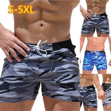 Herren Badeshorts Schwimm Kurze Hosen Jogging Badehose Sport Schwimmhose Kurze