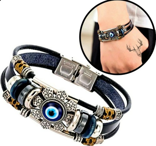 Schwarzes armband mit nazar - armband,