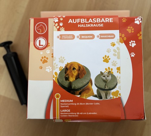 Aufblasbare halskrause hund - halskrause,