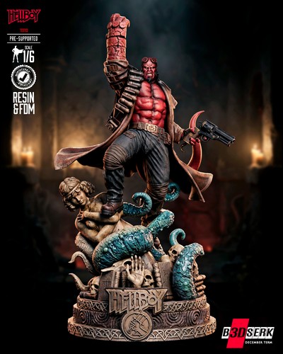 Hellboy red anung un - hellboy,,
