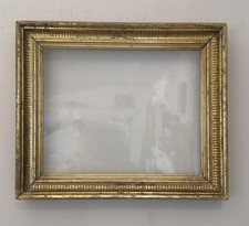 Berliner Leiste mit Streifenvergoldung Falz: 25 x 20,3 cm