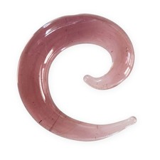 Braun Glas Dehnungssichel Dehnschnecke Dehnspirale Dehnungsschnecke Ohr Expander