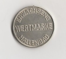 Token Wertmarke Erwachsene Hallenbad   (4909)