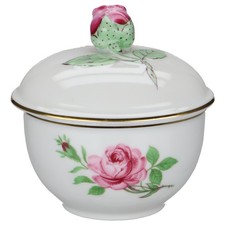 Zuckerdose Fürstenberg Alt Fürstenberg Rote Rose 02171