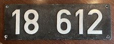 Lokschild 18 612 Nachguss