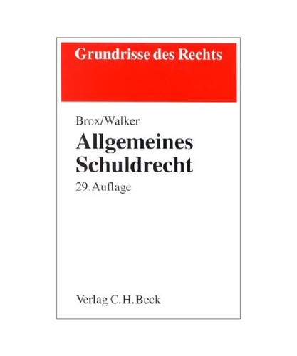 Allgemeines schuldrecht - allgemeines,