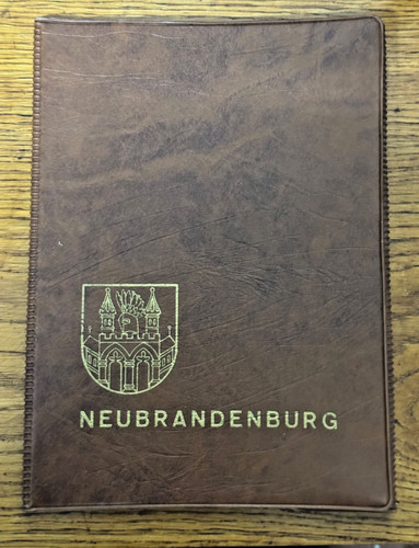 Ddr dokumenten mappe braun - mappe,