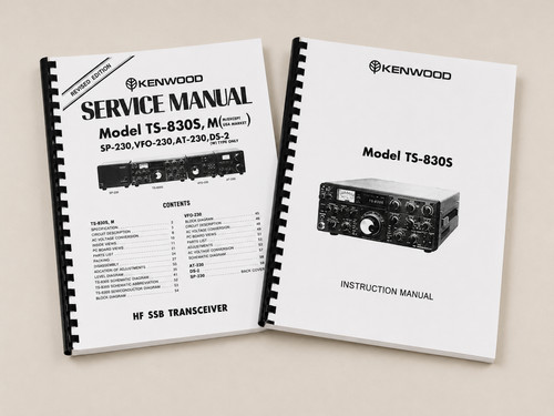 Kenwood 830s service - ts-830s, &