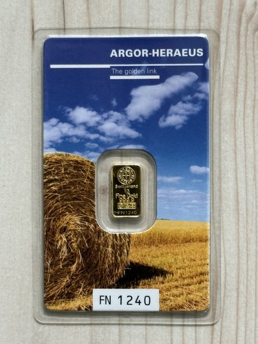 Argor heraeus feingoldbarren - heraeus,