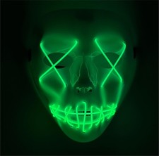 LED Grusel Maske - wie aus