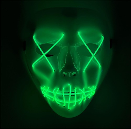 Led grusel maske wie aus - led,