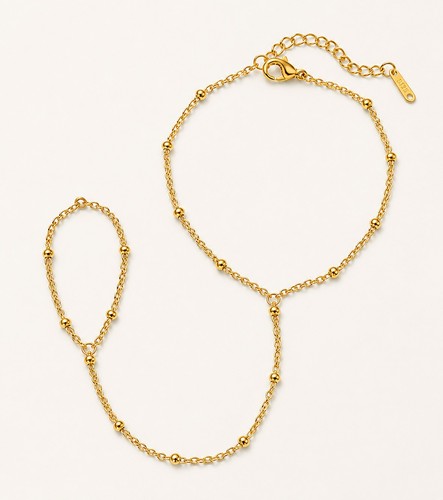 Handkette armband 18k - handkette,