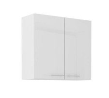 Küche Hängeschrank 80 Lara Weiß Hochglanz Küchenzeile Küchenblock 