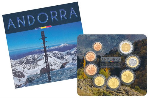 Andorra kursmünzensatz 2024 - andorra,
