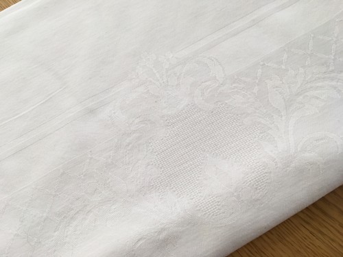 Tischdecke baumwolle damast - tischdecke,