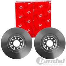 2X TRW BREMSSCHEIBEN 323mm BELÜFTET VORNE PASSEND FÜR AUDI A6 A8 VW PHAETON |