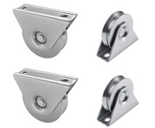 Metallrollen für Winkel Laufrollen Schiebetor Torrolle Ø58 Ø68 Ø78 Ø88 Ø98