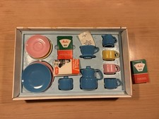 Melitta Kinderservice Kaffee-Set Steinzeug mit Original Verpackung 70er Vintage