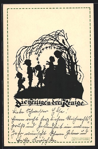 Künstler georg plischke - künstler-ak,