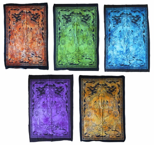 Batiktuch ganesha 105x75 - 105x75, cm
