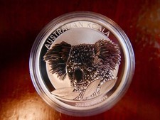 Koala 1 oz Silber 2014 Australien 999 Silber unberührt in Originalkapsel