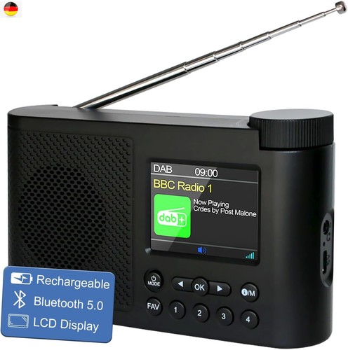 Tragbares dab radio - dab, klein,