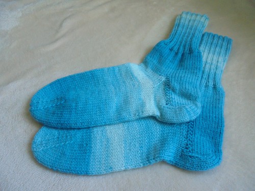 Wollsocken handgestrickt