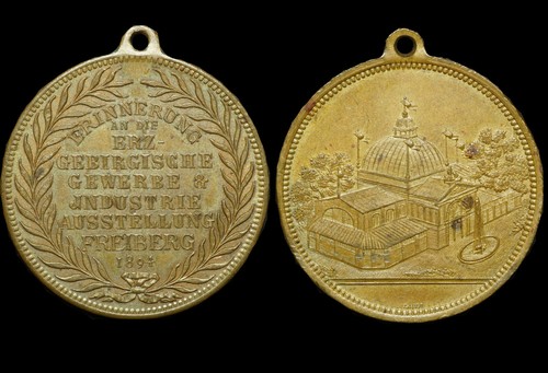 Freiberg sachsen medaille - freiberg, in