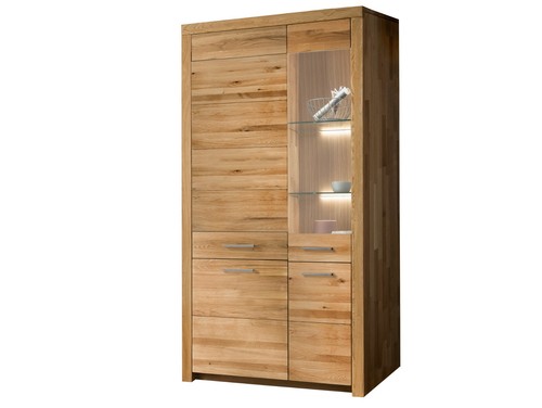 Vitrine highboard eicheschrank - vitrine,