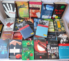 Krimi / Thriller Bücher Sammlung Konvolut 25 Bücher 