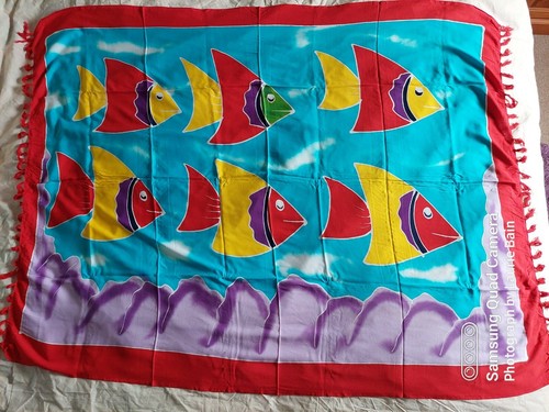 Bali sarong handbemalt batik - sarong,