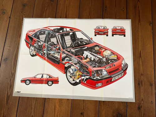 Opel omega 3000 plakat - opel, ca