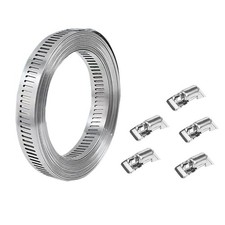 Metal strap with fasteners - with, 5
