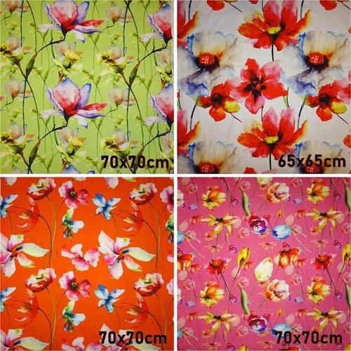 Viskosejersey blumen - viskosejersey, xl