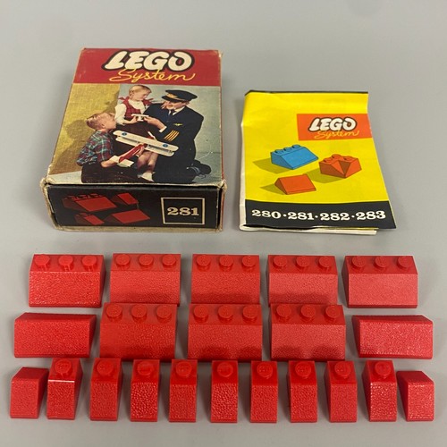 Lego system 281 rote - 281, bausteine